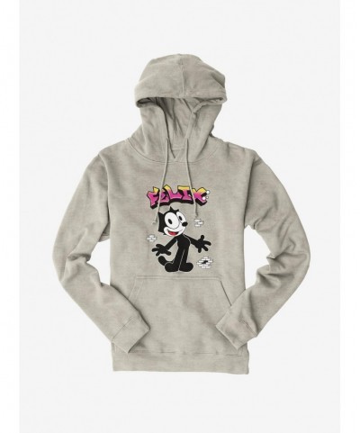 Exclusive Price Felix The Cat Graffiti Art Brick Wall Hoodie $14.37 Hoodies