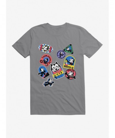 Limited Time Special Felix The Cat Sticker Collection T-Shirt $8.41 T-Shirts