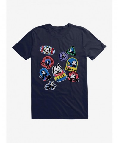 Limited Time Special Felix The Cat Sticker Collection T-Shirt $8.41 T-Shirts