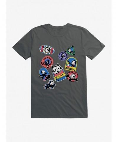 Limited Time Special Felix The Cat Sticker Collection T-Shirt $8.41 T-Shirts