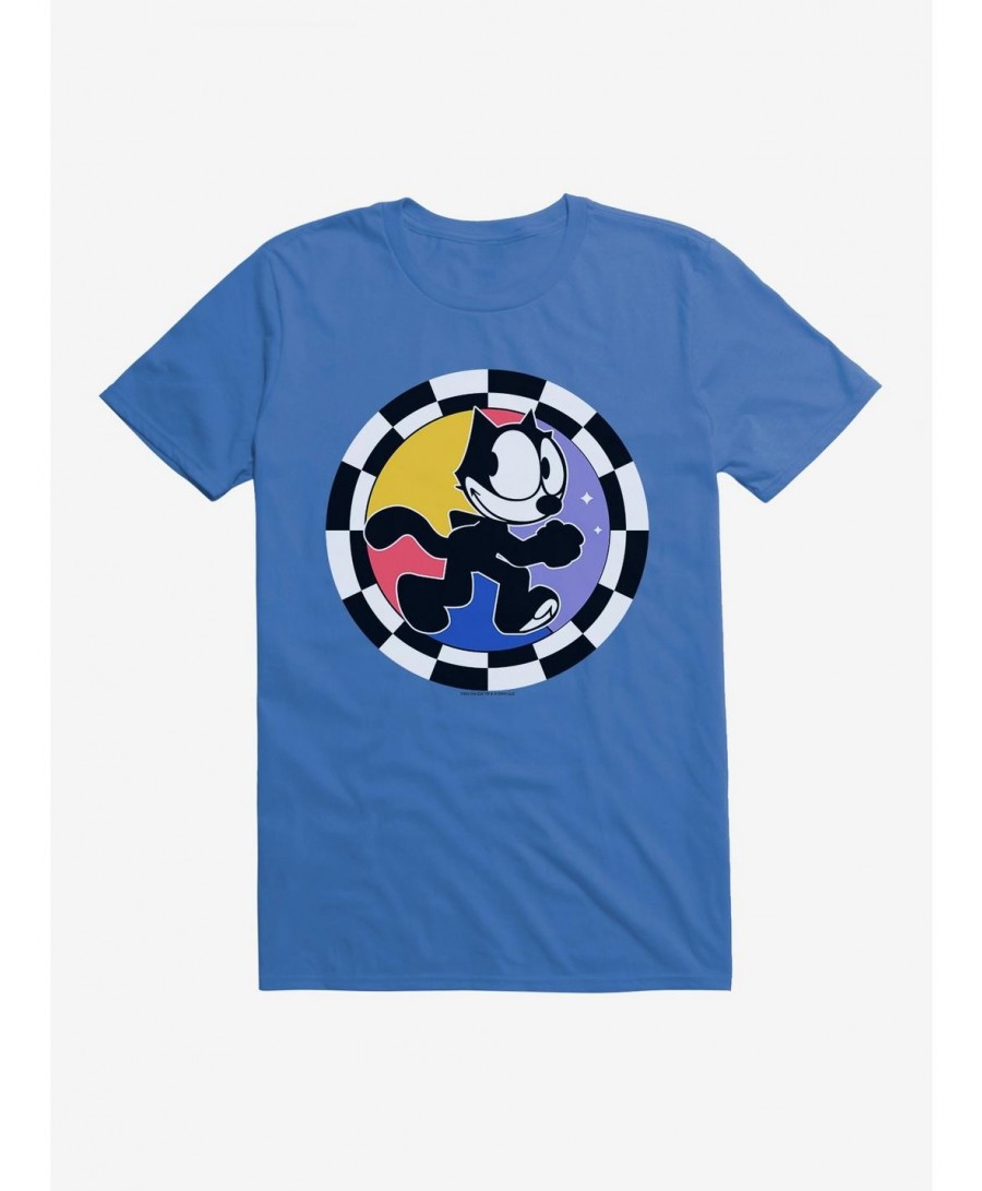 Wholesale Felix The Cat Circular Checkers T-Shirt $8.60 T-Shirts