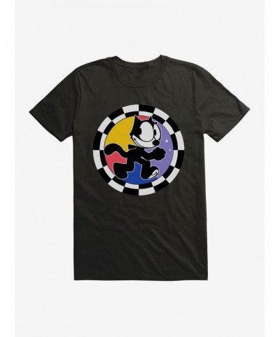 Wholesale Felix The Cat Circular Checkers T-Shirt $8.60 T-Shirts