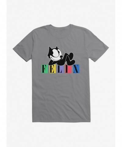 Hot Selling Felix The Cat Laid Back Felix T-Shirt $8.99 T-Shirts