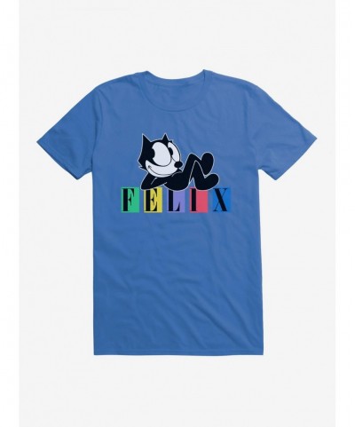 Hot Selling Felix The Cat Laid Back Felix T-Shirt $8.99 T-Shirts