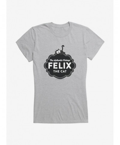 Flash Sale Felix The Cat The Authentic Vintage Girls T-Shirt $8.76 T-Shirts