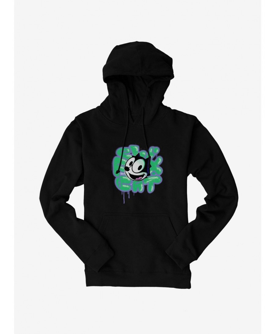 Flash Deal Felix The Cat Graffiti Art Felix Hoodie $14.37 Hoodies