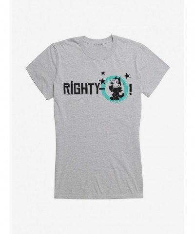 Fashion Felix The Cat Righty-O! Felix Girls T-Shirt $7.97 T-Shirts