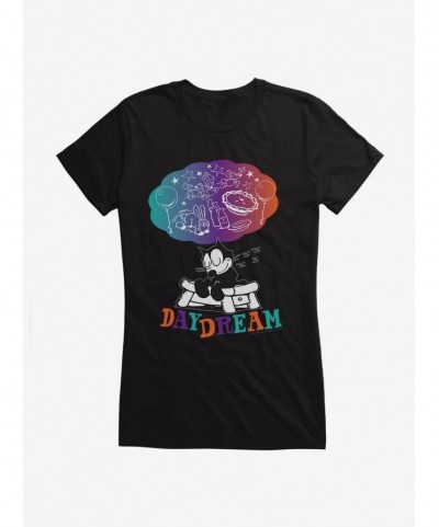 Flash Sale Felix The Cat Day Dream Girls T-Shirt $6.18 T-Shirts