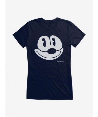 New Arrival Felix The Cat Face Outline Girls T-Shirt $7.57 T-Shirts