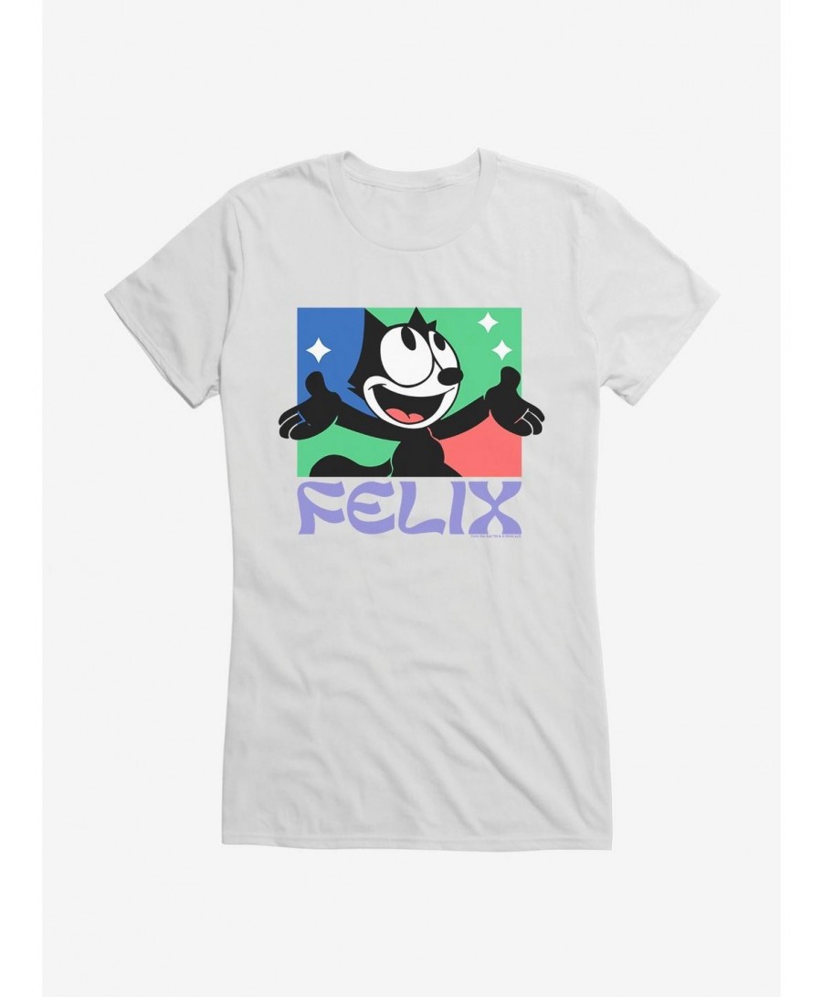 Sale Item Felix The Cat Bright Smile Felix Girls T-Shirt $6.18 T-Shirts