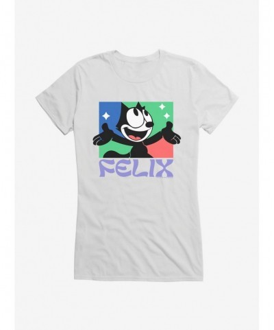 Sale Item Felix The Cat Bright Smile Felix Girls T-Shirt $6.18 T-Shirts