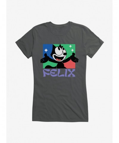 Sale Item Felix The Cat Bright Smile Felix Girls T-Shirt $6.18 T-Shirts