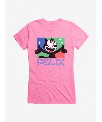 Sale Item Felix The Cat Bright Smile Felix Girls T-Shirt $6.18 T-Shirts