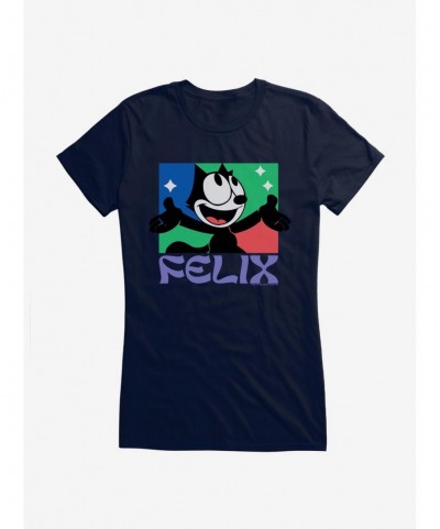 Sale Item Felix The Cat Bright Smile Felix Girls T-Shirt $6.18 T-Shirts