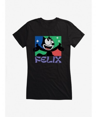 Sale Item Felix The Cat Bright Smile Felix Girls T-Shirt $6.18 T-Shirts