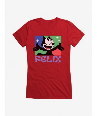 Sale Item Felix The Cat Bright Smile Felix Girls T-Shirt $6.18 T-Shirts