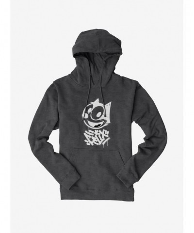 Exclusive Price Felix The Cat Graffiti Art All Smiles Felix Hoodie $16.16 Hoodies