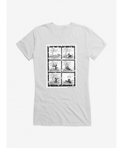 Flash Deal Felix The Cat Island Comic Strip Girls T-Shirt $7.57 T-Shirts