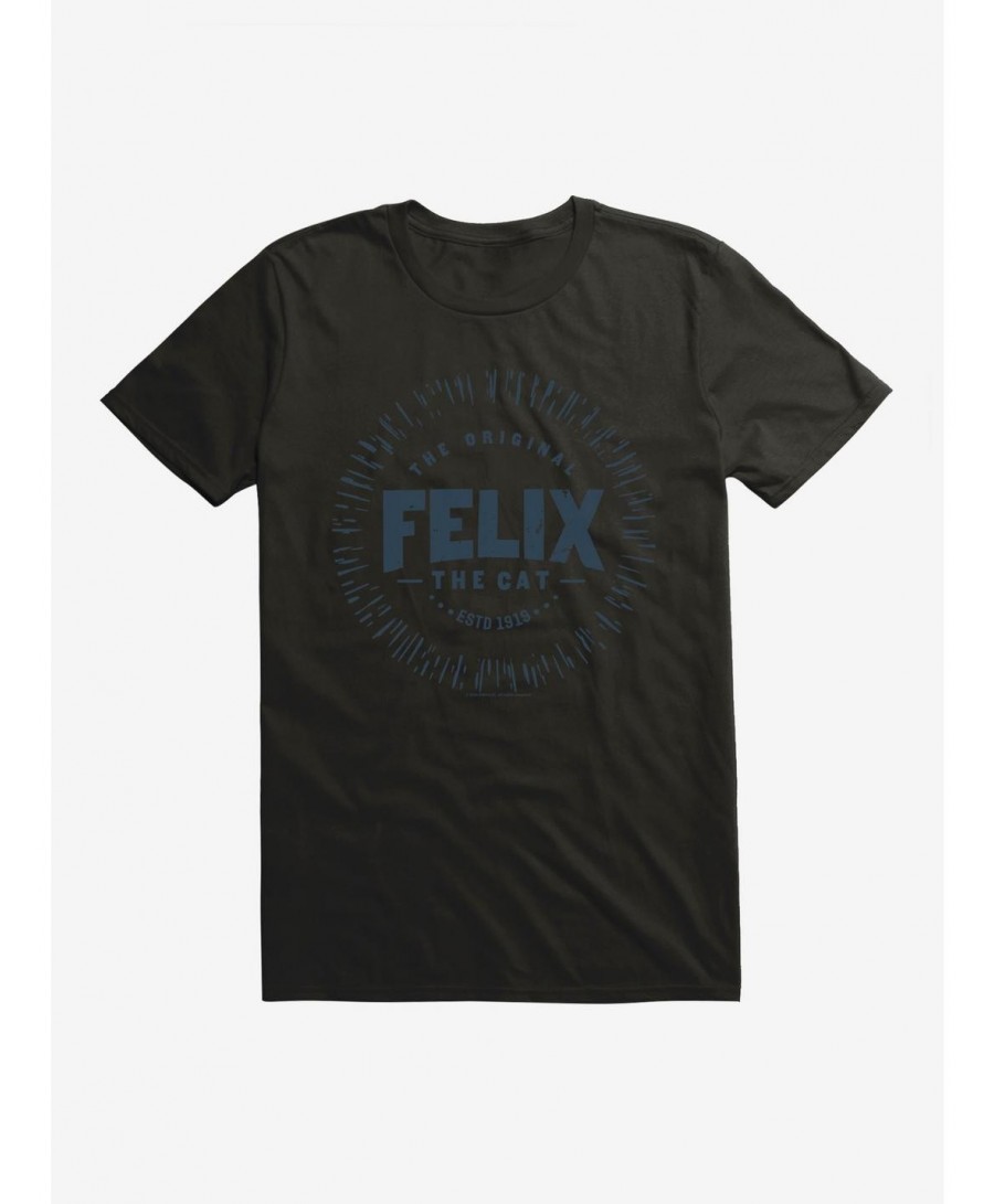 Sale Item Felix The Cat ESTD 1919 T-Shirt $9.56 T-Shirts