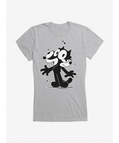 Flash Sale Felix The Cat Split Personality Girls T-Shirt $7.57 T-Shirts