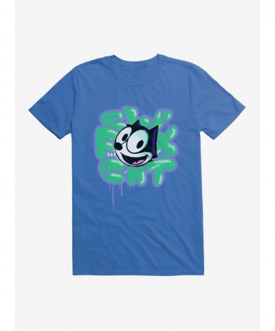 Cheap Sale Felix The Cat Graffiti Art Felix T-Shirt $9.37 T-Shirts