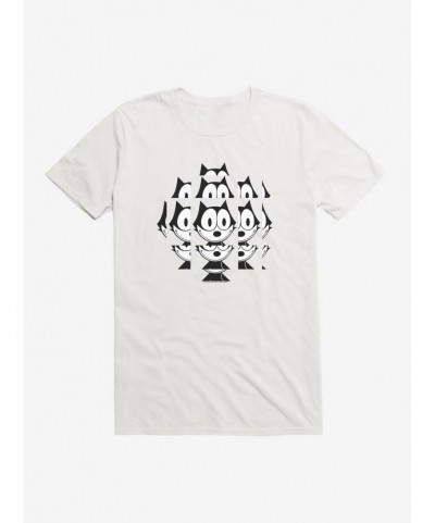 Trendy Felix The Cat Kaleidoscopic T-Shirt $8.80 T-Shirts