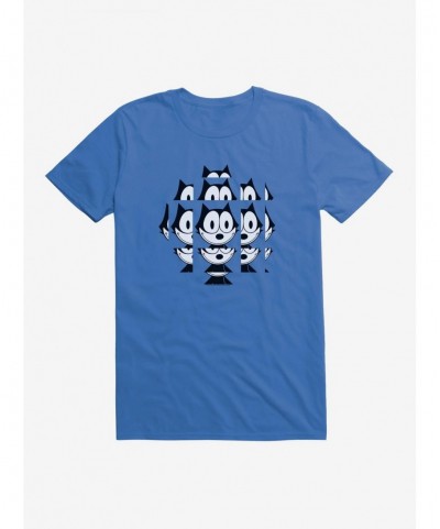 Trendy Felix The Cat Kaleidoscopic T-Shirt $8.80 T-Shirts