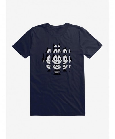 Trendy Felix The Cat Kaleidoscopic T-Shirt $8.80 T-Shirts