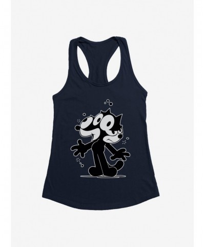 Absolute Discount Felix The Cat Split Personality Girls Tank $8.57 Tanks