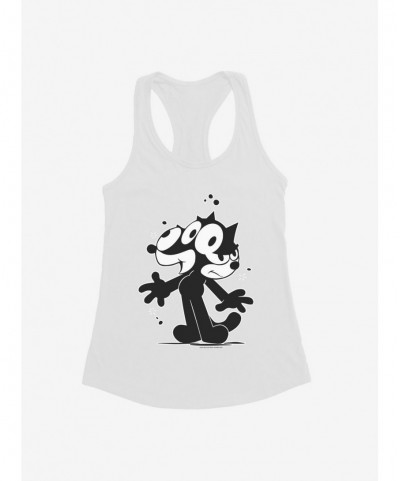 Absolute Discount Felix The Cat Split Personality Girls Tank $8.57 Tanks