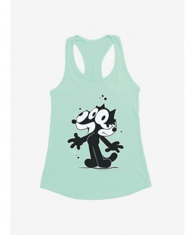 Absolute Discount Felix The Cat Split Personality Girls Tank $8.57 Tanks