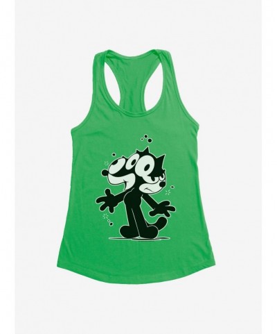 Absolute Discount Felix The Cat Split Personality Girls Tank $8.57 Tanks