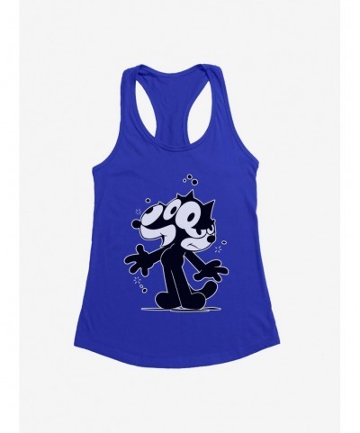 Absolute Discount Felix The Cat Split Personality Girls Tank $8.57 Tanks