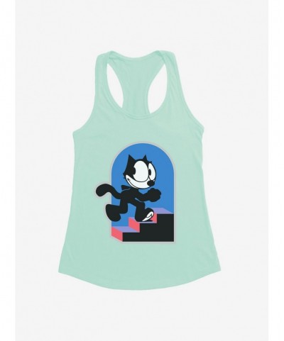 Bestselling Felix The Cat Step By Step Girls Tank $6.77 Tanks