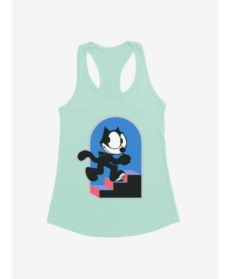 Bestselling Felix The Cat Step By Step Girls Tank $6.77 Tanks