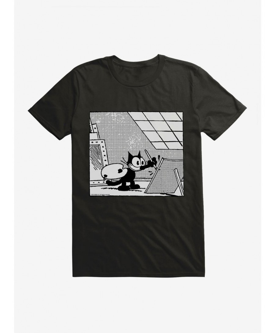 Low Price Felix The Cat A Work Of Art T-Shirt $7.46 T-Shirts