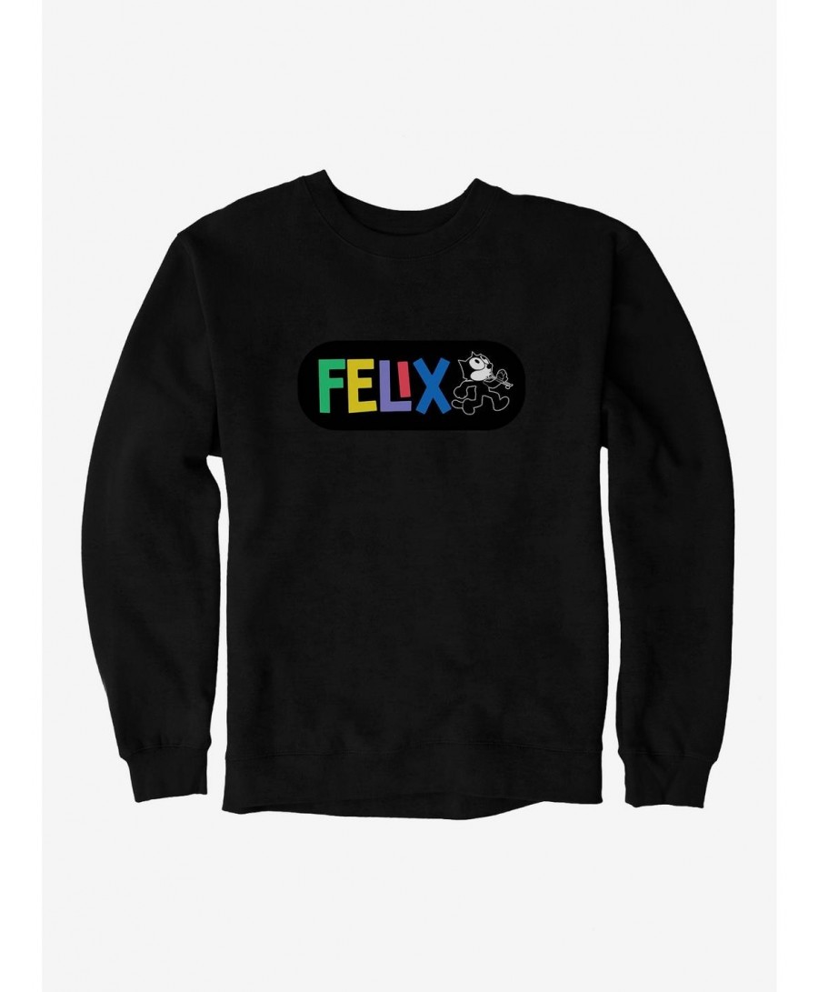 Value Item Felix The Cat Whistling And Walking Sweatshirt $12.40 Sweatshirts