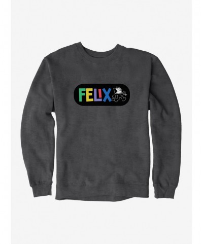 Value Item Felix The Cat Whistling And Walking Sweatshirt $12.40 Sweatshirts