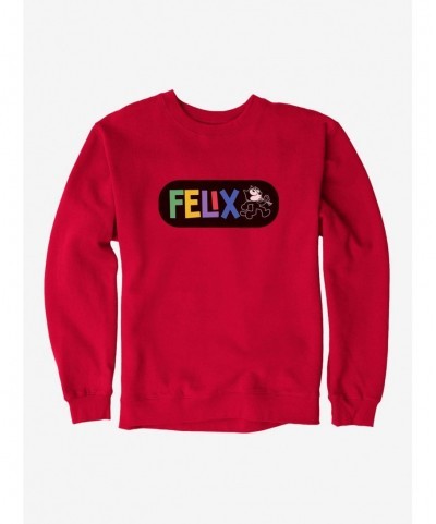 Value Item Felix The Cat Whistling And Walking Sweatshirt $12.40 Sweatshirts