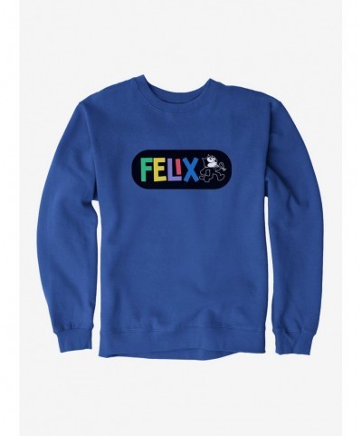 Value Item Felix The Cat Whistling And Walking Sweatshirt $12.40 Sweatshirts