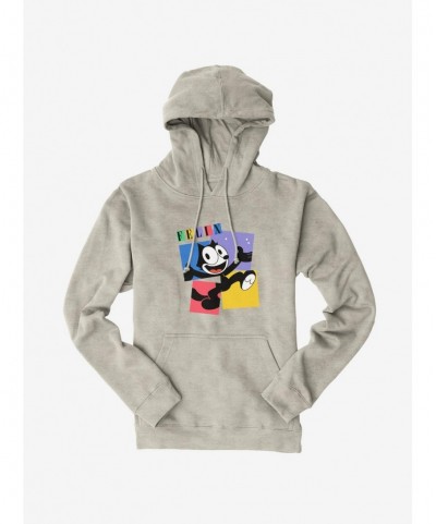 Huge Discount Felix The Cat Box Graphic Hoodie $12.57 Hoodies