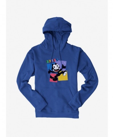 Huge Discount Felix The Cat Box Graphic Hoodie $12.57 Hoodies