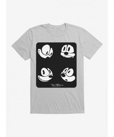 Bestselling Felix The Cat Boxed Faces T-Shirt $6.88 T-Shirts