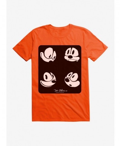 Bestselling Felix The Cat Boxed Faces T-Shirt $6.88 T-Shirts