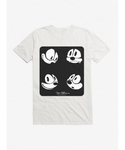 Bestselling Felix The Cat Boxed Faces T-Shirt $6.88 T-Shirts