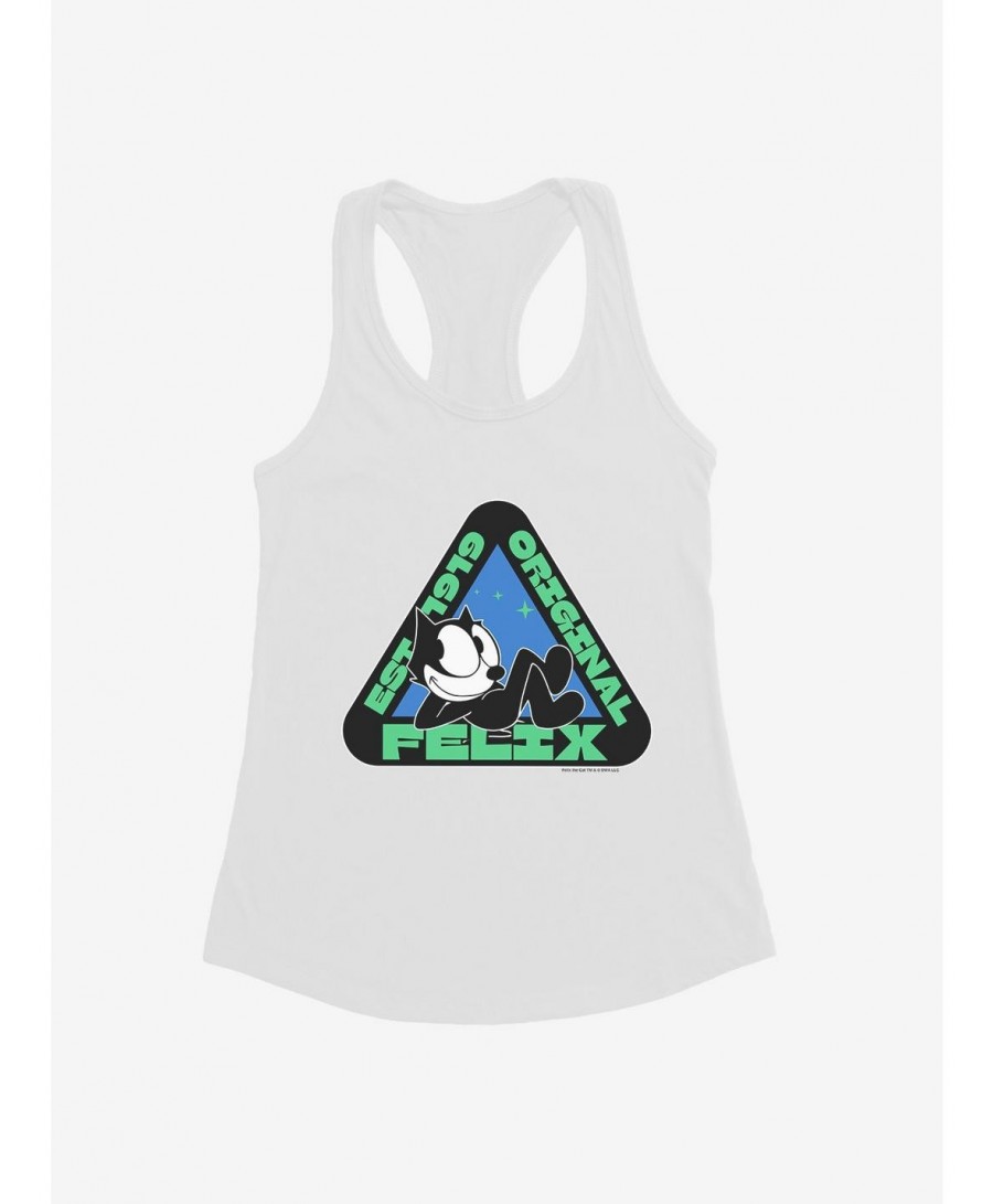 Exclusive Price Felix The Cat Original Triangular Graphic Girls Tank $8.57 Tanks