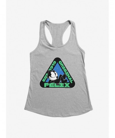 Exclusive Price Felix The Cat Original Triangular Graphic Girls Tank $8.57 Tanks