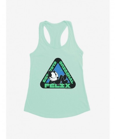 Exclusive Price Felix The Cat Original Triangular Graphic Girls Tank $8.57 Tanks