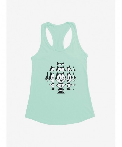 Pre-sale Felix The Cat Kaleidoscopic Girls Tank $7.17 Tanks