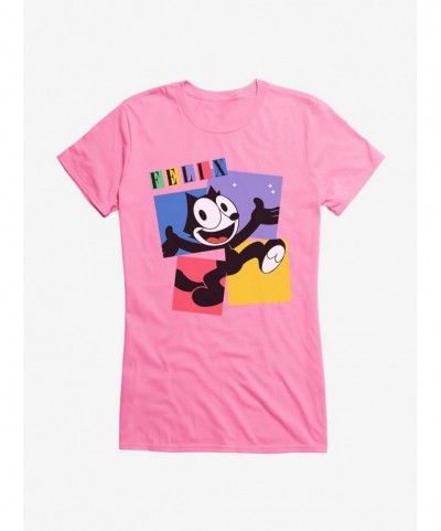 Value Item Felix The Cat Box Graphic Girls T-Shirt $6.37 T-Shirts